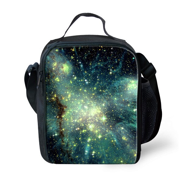 Manter quente galaxy almoço sacos para crianças saco de almoço isolado saco térmico caixa refrigerador crianças escola lancheira termica: D0356G
