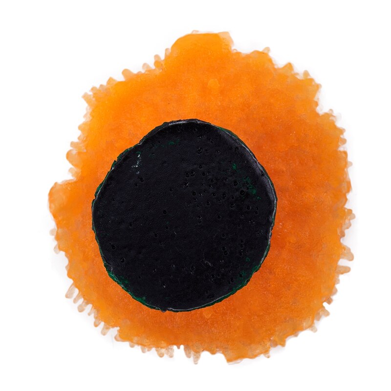 Aquarium Tank Orange Silicone Artificial Sea Anemone Coral Ornament 2 inch