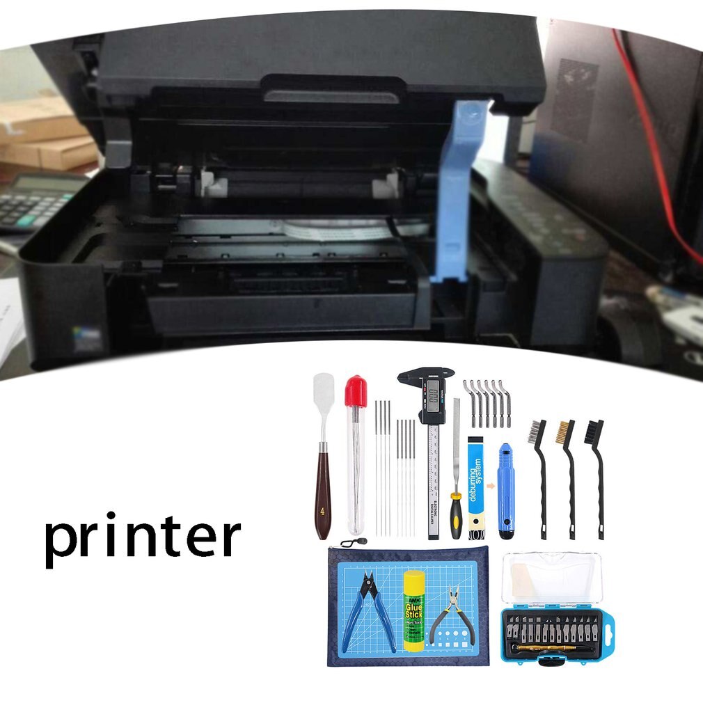 42pcs/set 3D Printer Cleaning And Disassembly Tools DIY Kit 3D Printer Accessories Tools For Printing Disassembly Cleaning