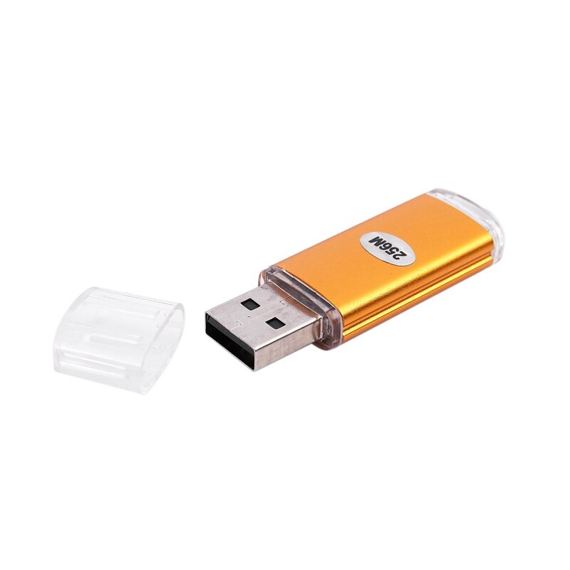 2X256 Mb Usb 2.0 Flash U Disk Gold & Green