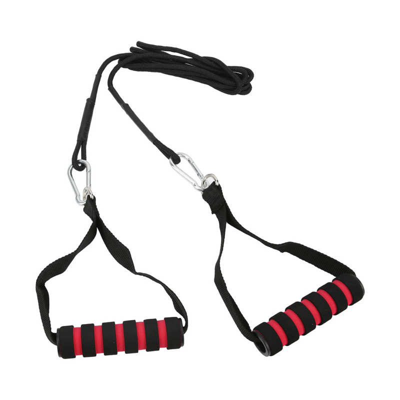 Pull Down Cable for Gym Workout DIY Tricep Press Down Pulley Cable Triceps Rope Resistance Bands Handle Cable for Gym Workout