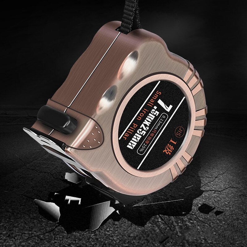 Retro Portable Steel Tape Measure Nylon Material Resistance To Fall Waterproof Distance Measuring Tool 3M 5M 7.5M 10M Available