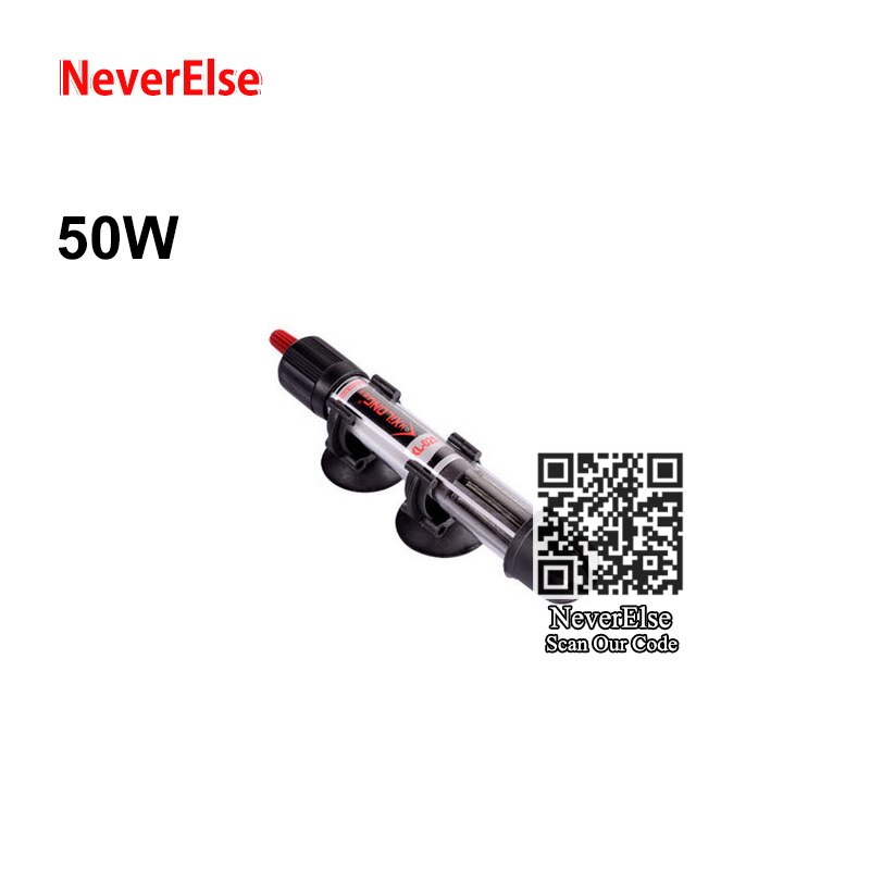 Aquarium Tauch Heizung Einstellbar 17-35Grad Celsius 25 W/50 W Kleine Fische Panzer Temperatur Regler Unterwasser Heizung Stange: 50W 18cm / AU Stecker Adapter