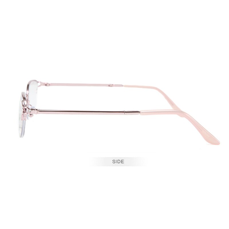 Roze opvouwbare progressieve multifocale leesbril voor dames, mart zoom, brillen voor ouderen, draagbare presbyopische brillen voor heren.