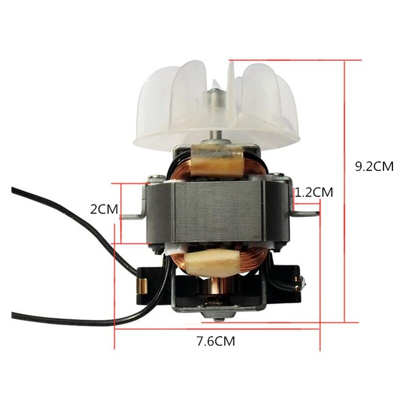 Hair Dryer Parts for Hair Salon High Power Hair Dryer Motor #21 Motor with Fan Leaf 220V 2300W-2400W