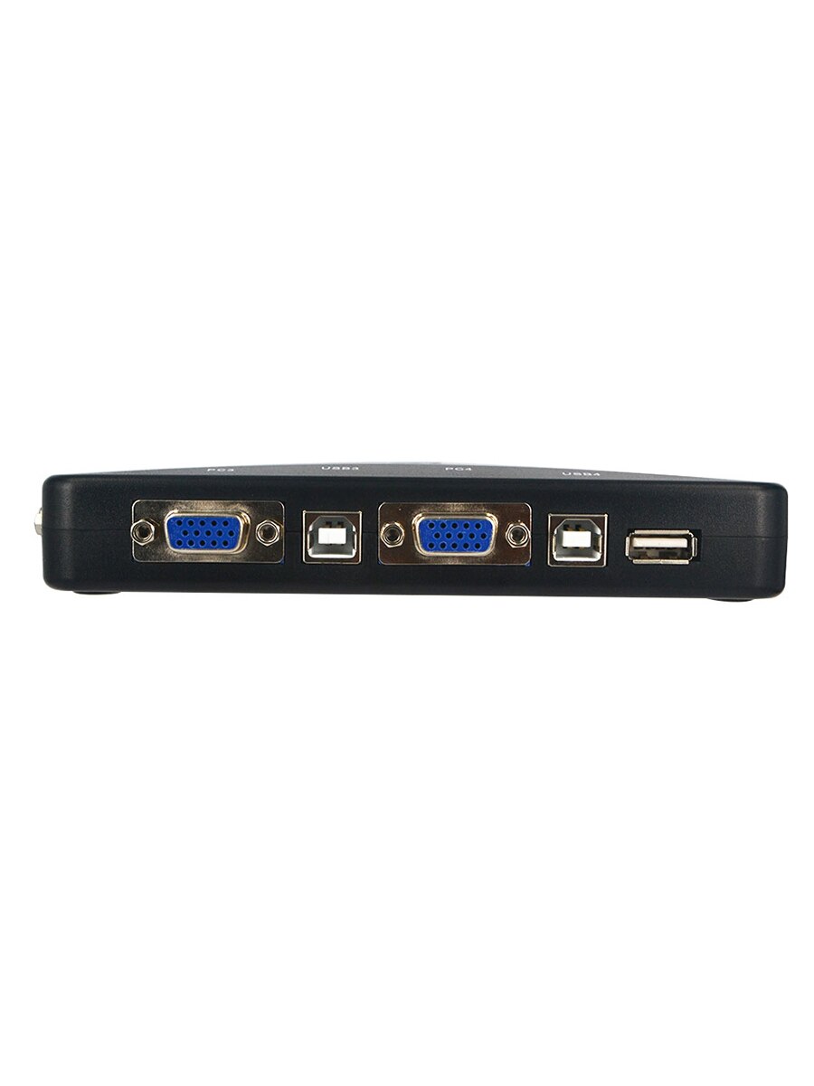 Kebidumei Portable USB KVM 4 Ports Selector VGA Print Auto Switch Moniter Box VGA Splitter V322 USB 2.0 KVM Switch
