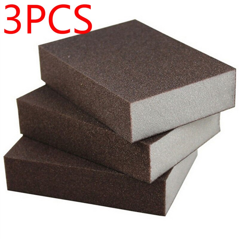 Magic Sponge Rust Wipe Cleaner Kitchen Office Bathroom Cleaning Sponges Eraser Silicon Carbide Sponge Rust Remover Kitchen Tool: 3pcs L