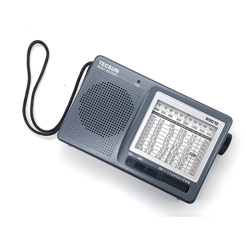 TECSUN R-9012 12 Band FM/AM/SW Radio Multiband Radio Receiver Portable Best Y4122H Tecsun R9012 Radio Desheng Radio