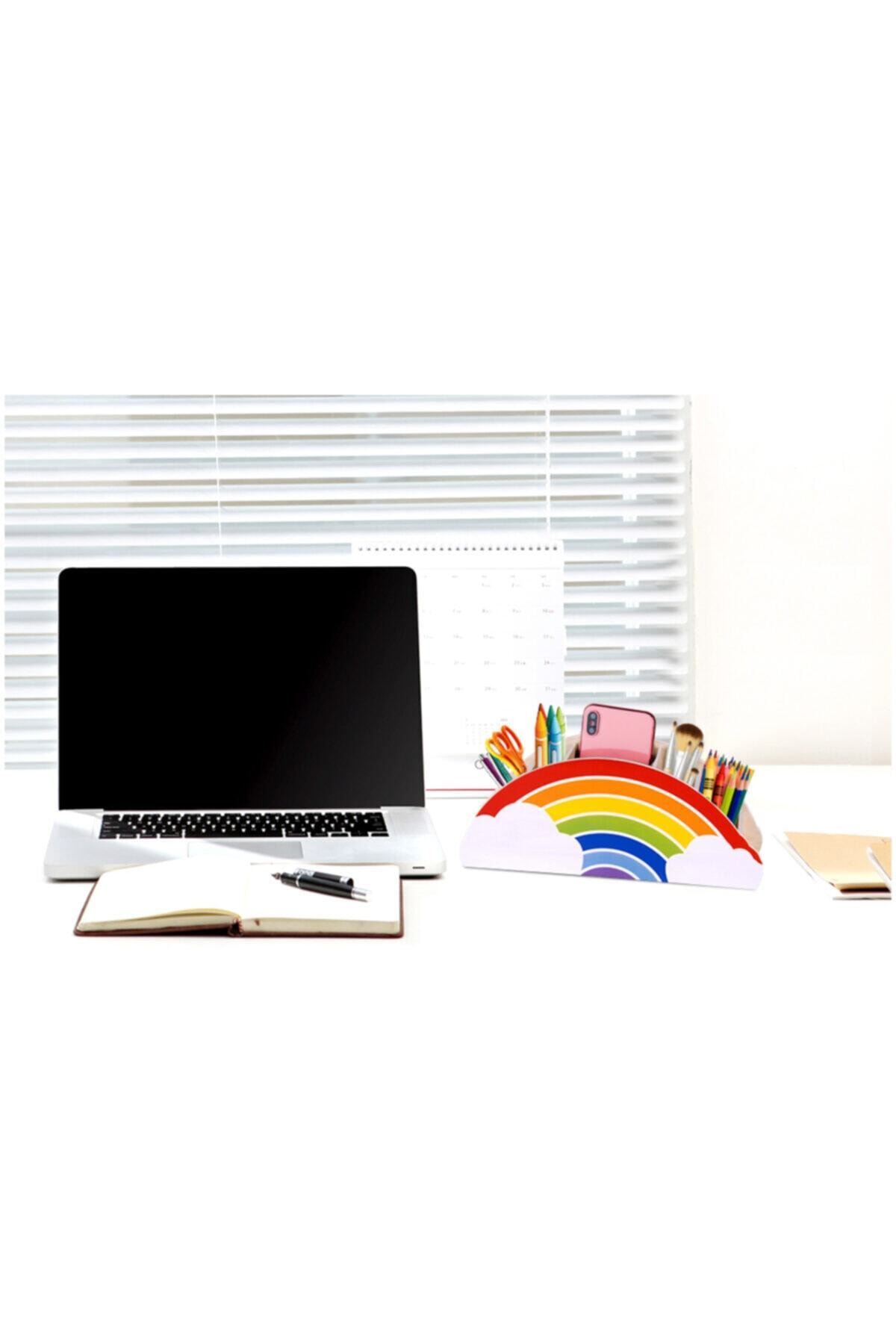 Houten Regenboog Voor Kinderen Desktop Pen Houder Pen Case Organizer