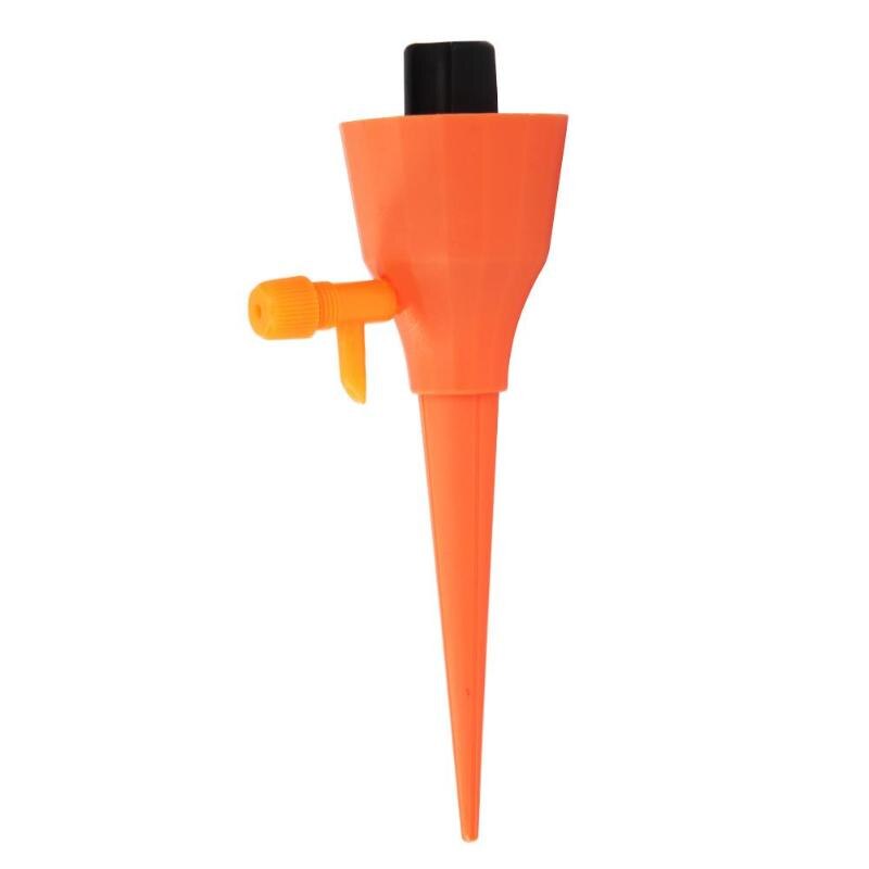Watering Irrigation System Watering Spikes Automatic Drip Durable for Indoor Flowers Household Garden Supplies: Orange-1PCS