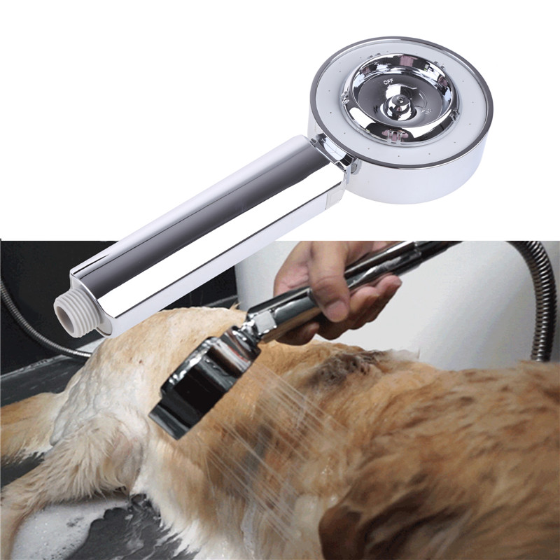 Rociador de baño para perros y gatos, cabezal de ducha de doble cara, boquilla de grifo, accesorio de ducha para lavado de perros, suministros para mascotas