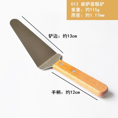 Grillbiff pizza hand skopa tårta pressskyffel matlagning mat tjockna mat spade pannkaka slip teppanyaki kök bbq verktyg: 13