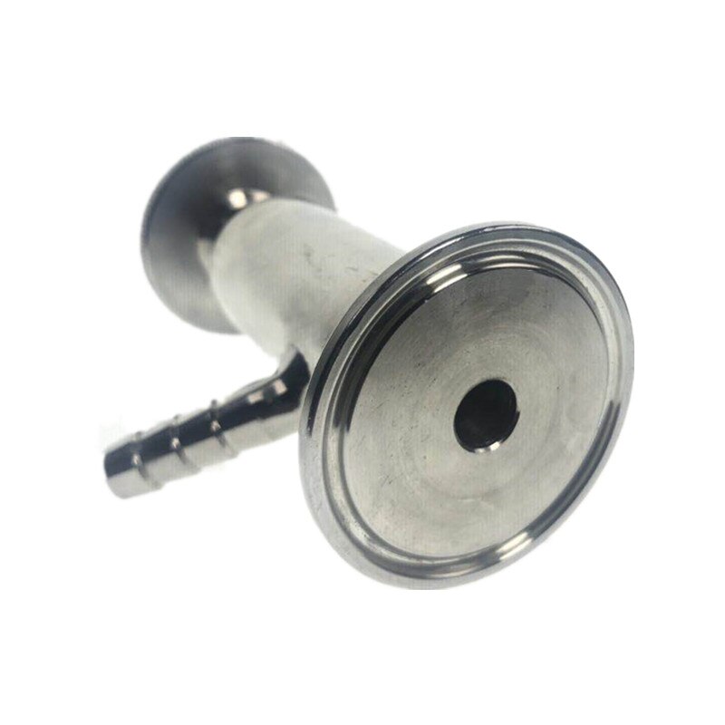304 Stainless Steel Sanitary Sampling Valve 50.5mm 25.4mm Ferrule OD Fit 1/2" 1.5" Tri Clamp