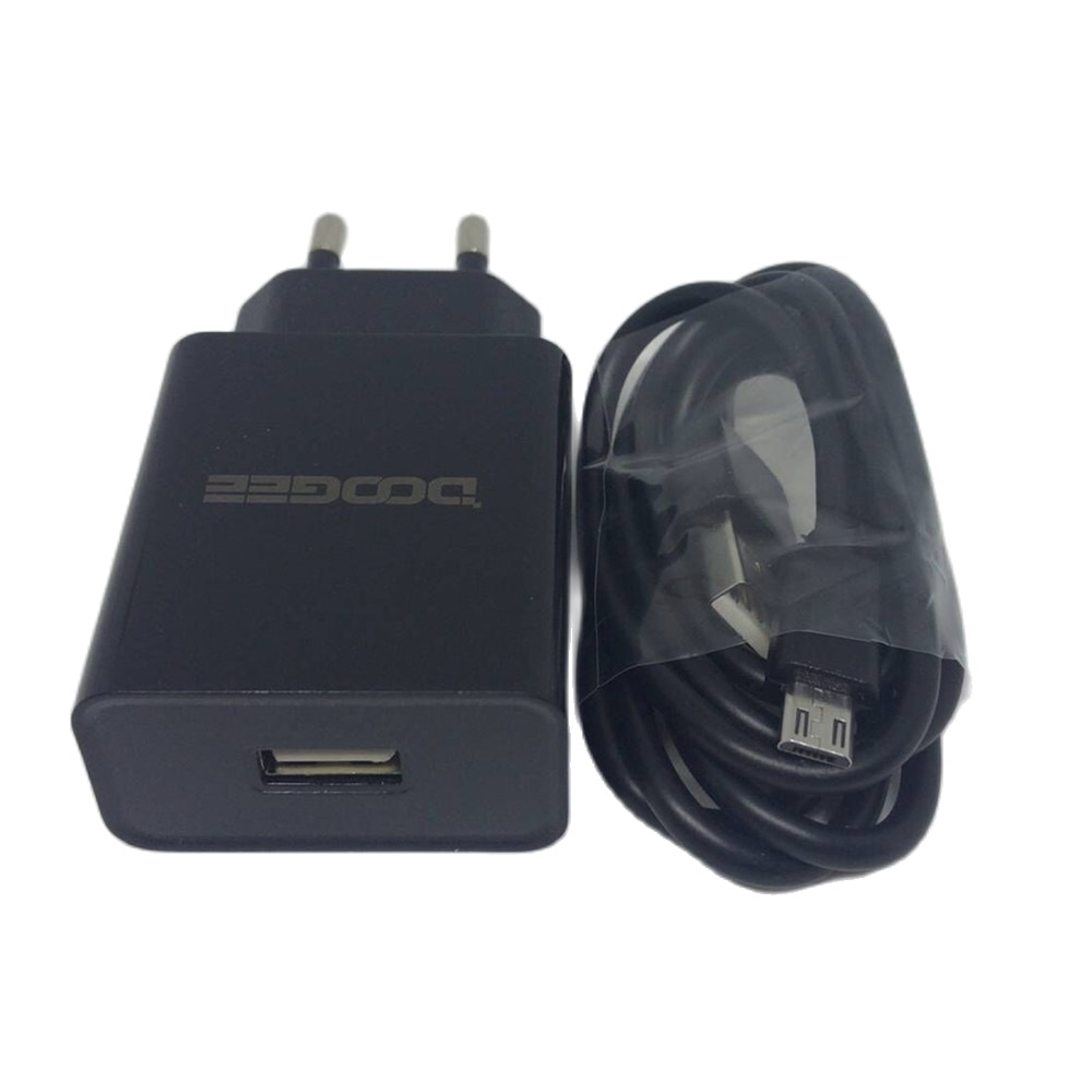 Doogee BL5000 S60 Lite BL7000 BL12000 Ac Adapter Fast Charger 3.0 Travel Charger Eu Plug Adapter + Usb kabel Dc Lijn