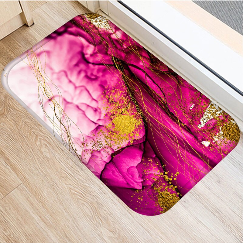 1 kpl 40*60cm kiviraita marmorikuvio luistamaton mokka matto ovimatto ovimatto ulkokeittiö olohuone lattiamatto matto 48269: 2dd-48269-005