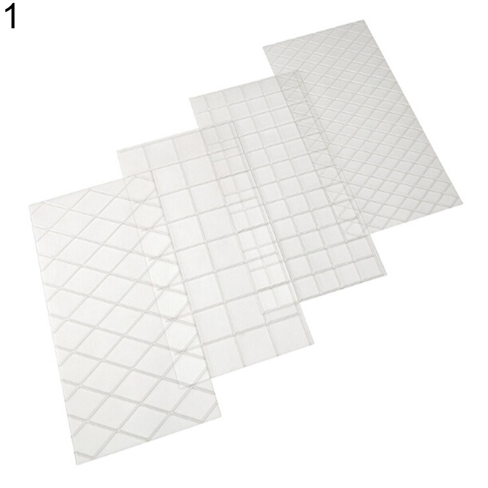 4 Stuks Grid Cirrus Cookie Cutter Taart Decoratie Fondant Gereedschappen Diy Bakvorm: 1