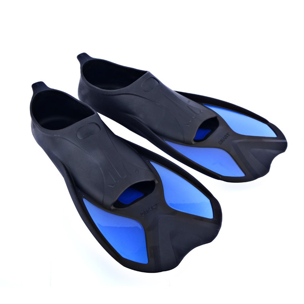 1pair Full Foot Short Fins Scuba Diving Swim Training Flippers Surfing Snorkeling Sock Swimming Fins Adult Flippers Water Shoes