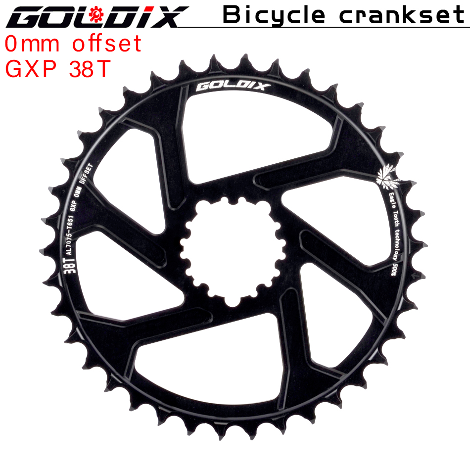 Mtb Fiets Kettingwiel Ultralicht Kettingwiel 0Mm 3Mm 6Mm Offset 30T 32T 34T 36T 38T Voor Sram 3 Bout Direct Mount: Paars