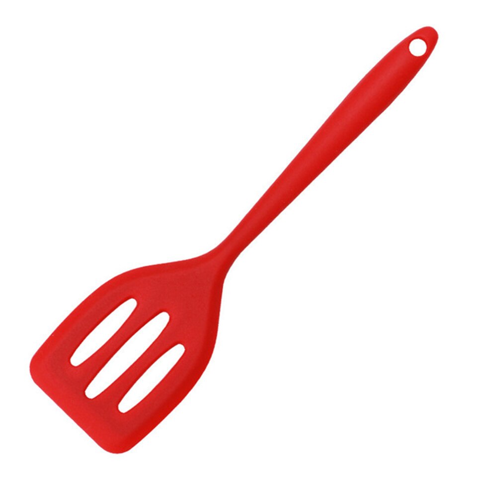 Transhome-ustensiles de cuisine en Silicone, spatule de cuisine, grattoir de cuisine, viande, œufs, pelle à Pizza large, outil de cuisine antiadhésif: random color 30cm