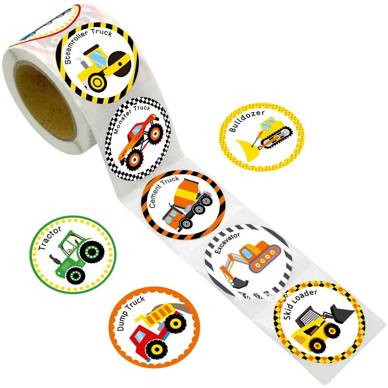 100-500 stücke 8 Stile Runde Karikatur Sonne Smiley freundlicher Belohnung Aufkleber Handgemachten Partei Scrapbooking Verpackung Dichtung Etikett: QY617-300Stck