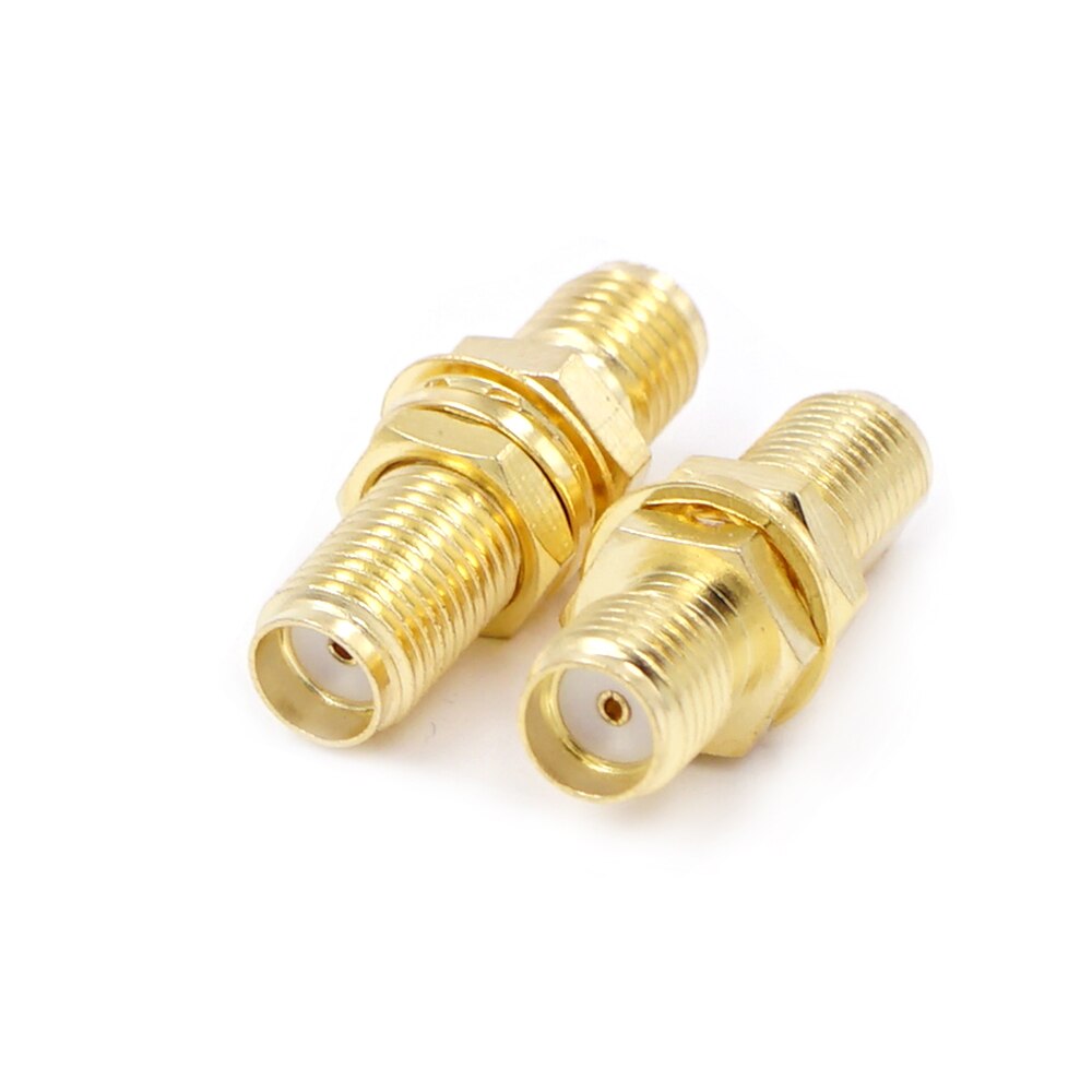 connector 2pcs RF coaxial coax adapter SMA female to RP SMA female RP-SMA Connector