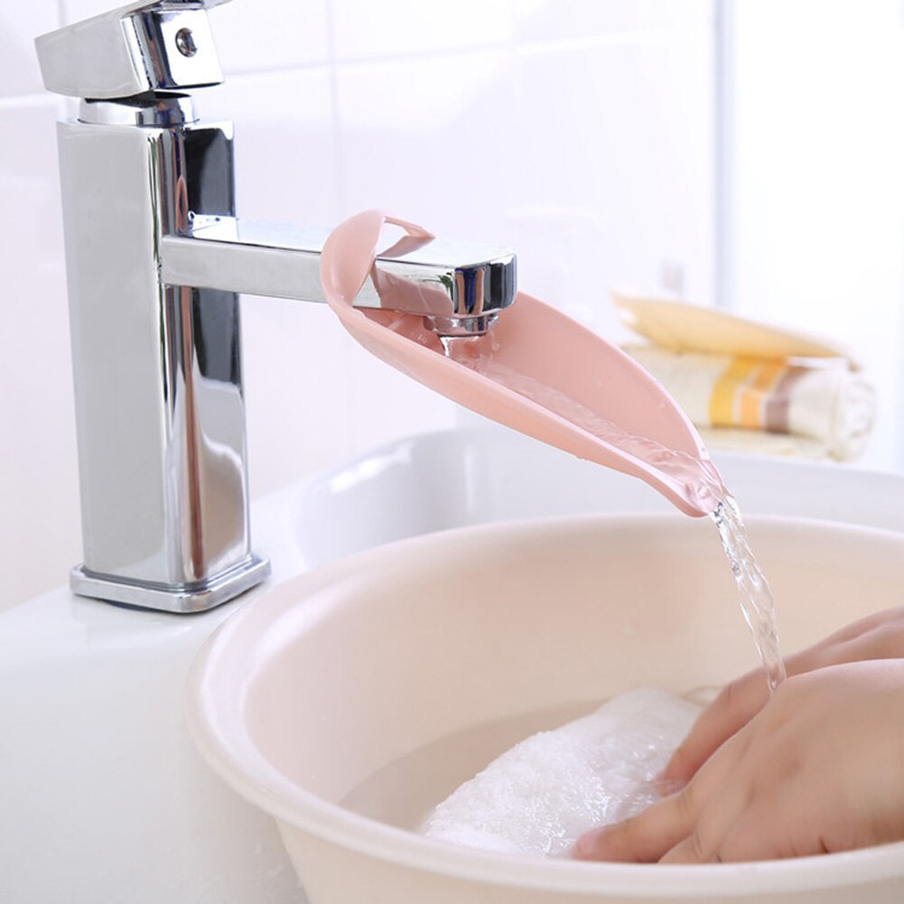 Adorable fun wash hand Bathroom Faucet Water Tap Extender Hand Washing Sink Device Kitchen Use simple develop baby autonomy
