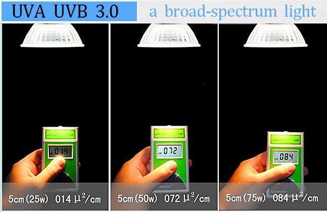 Paquete de 4 bombillas halógenas de tungsteno para repostería, set de lámparas para vivero de reptiles, de amplio espectro, 110v y 220v, UVB + UVA