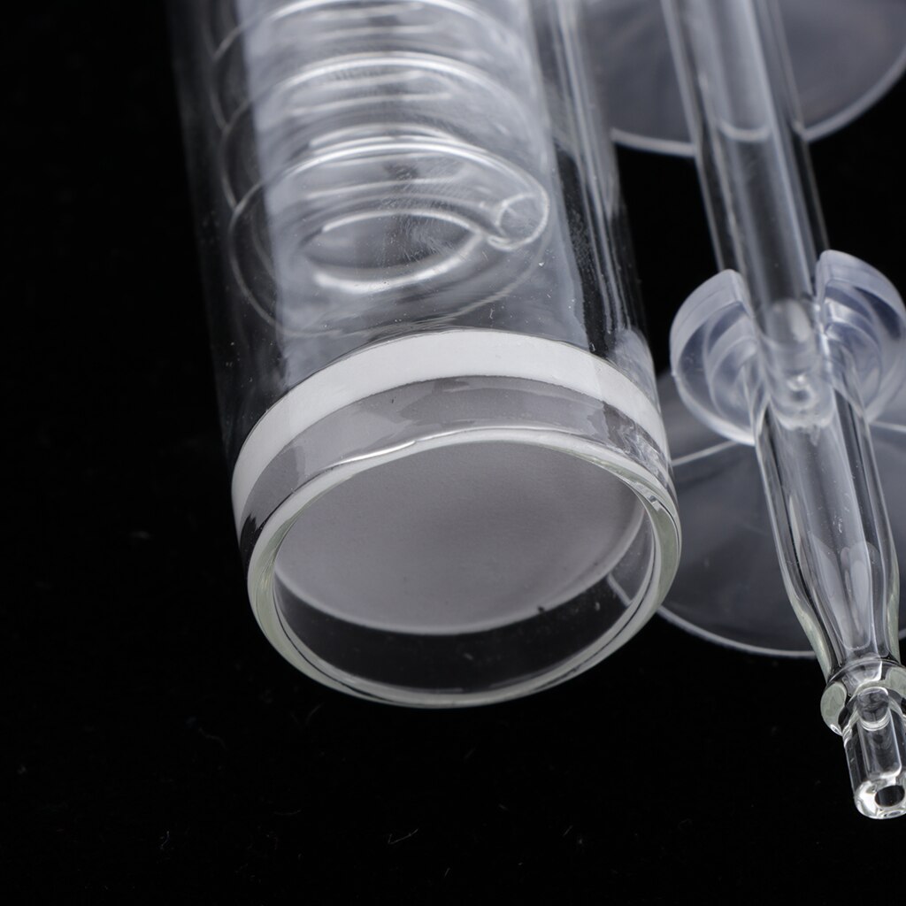 1pcs Glass CO2 Diffuser W/ U-Shape Connecting Tube For Aquarium Planted Tank