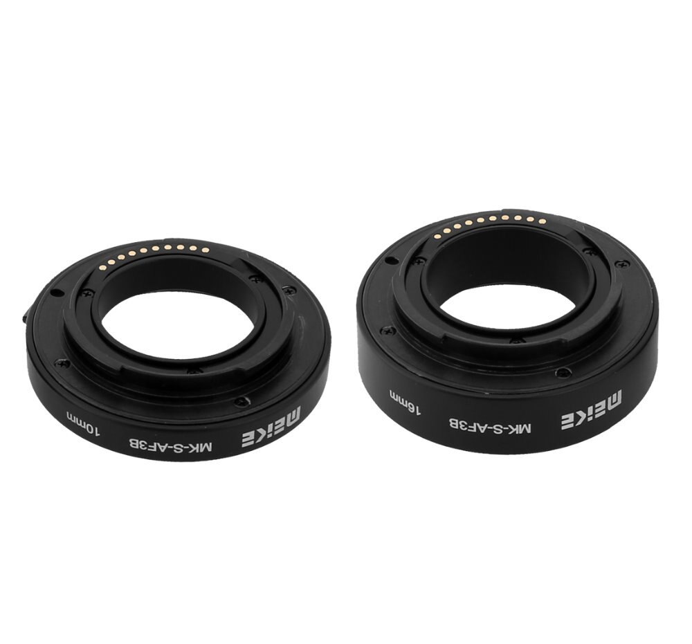 Meike Auto Fokus Makro Verlängerung Rohr 10mm 16mm für Sony E-montieren FE-Montieren Spiegellose Kamera a7 A7R A7M2 NEX-F3 A3500 A6300 A6500