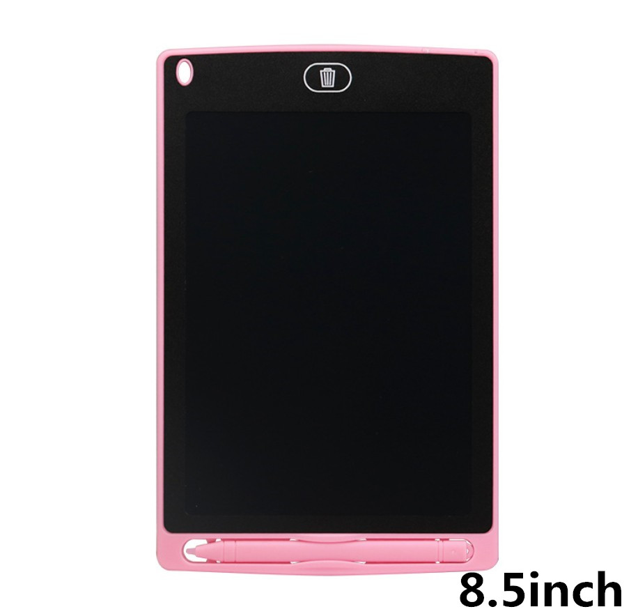 4.4/6.5/8.5/10/12 Inch LCD Handwriting Board Electronic Drawing Board Children Hand Painted Educational Toys: 8.5 inch pink