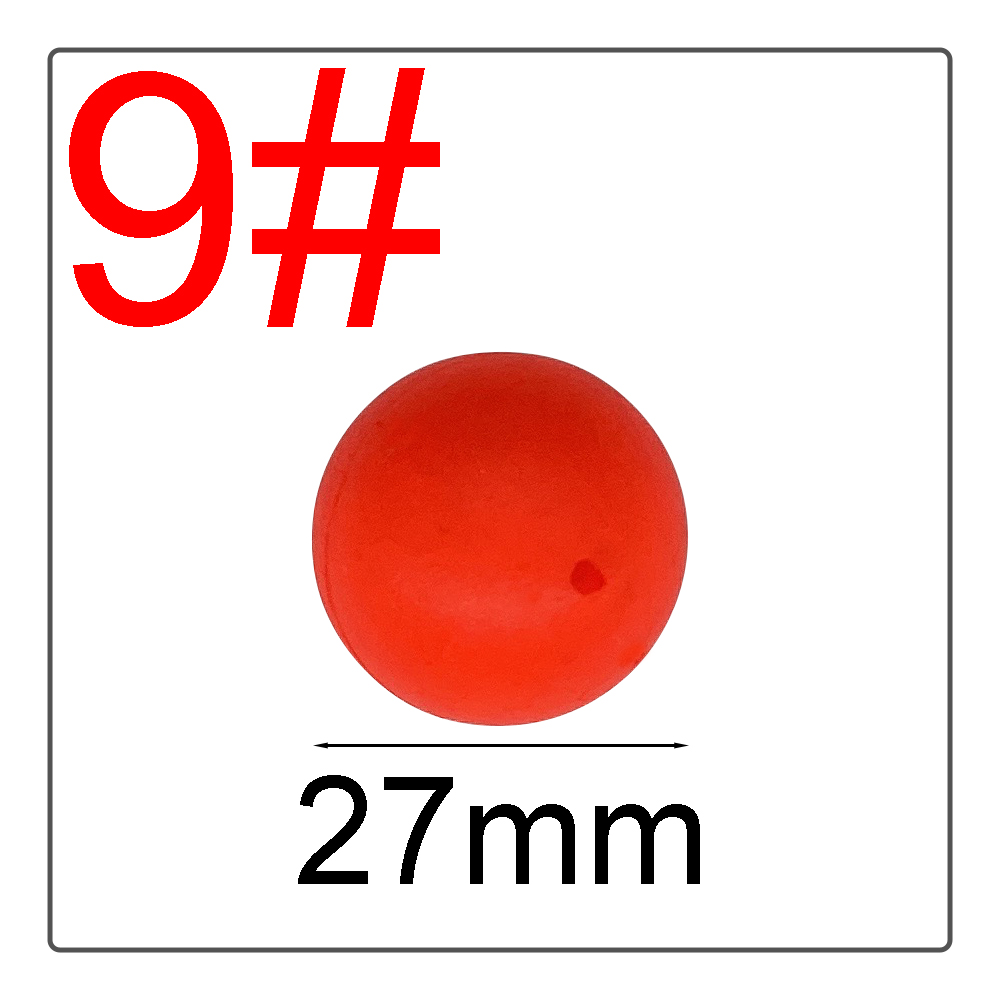 1 # -10 # Boule flottante EPS, boule en mousse, haricots accrocheurs, boule flottante modifiée, bouée sphérique, équipement de pêche, couleurs vives: Bleu marine