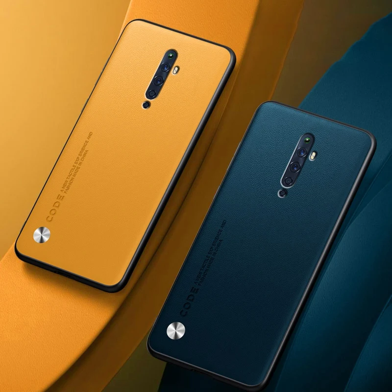 Husă de lux din piele pu pentru oppo reno 2 z 2z 2f reno 2 , husă de protecție din silicon pentru oppo reno 10x zoom renoz coque