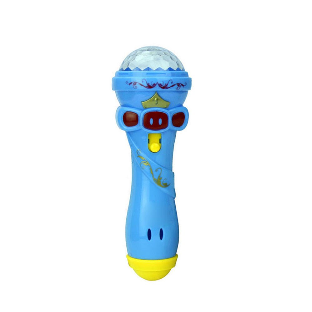 Funny Lighting Wireless Microphone Model Music Karaoke Cute Children Mini Toy Glow In the Dark