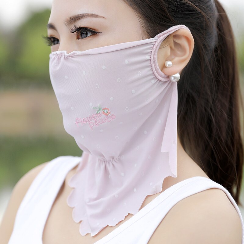 draussen Sport Frauen Maske Sonne UV Schutz Ultra Dünne Sommer Sonnencreme Volle Gesicht Maske: 7