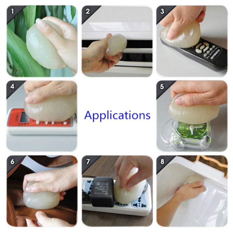 Magic Innovative Super Soft Car Sticky Dust Cleaning Gel Gum Computer Keyboard Cleaning Glue High Tech Cleaning Compound Gel