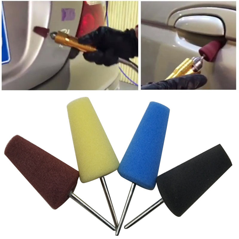 Cire éponge pour voiture | Auto, polisseuse pneus roue moyeu outils cône mousse métallique réparation de voiture, outil de nettoyage de voiture, accessoires de voiture