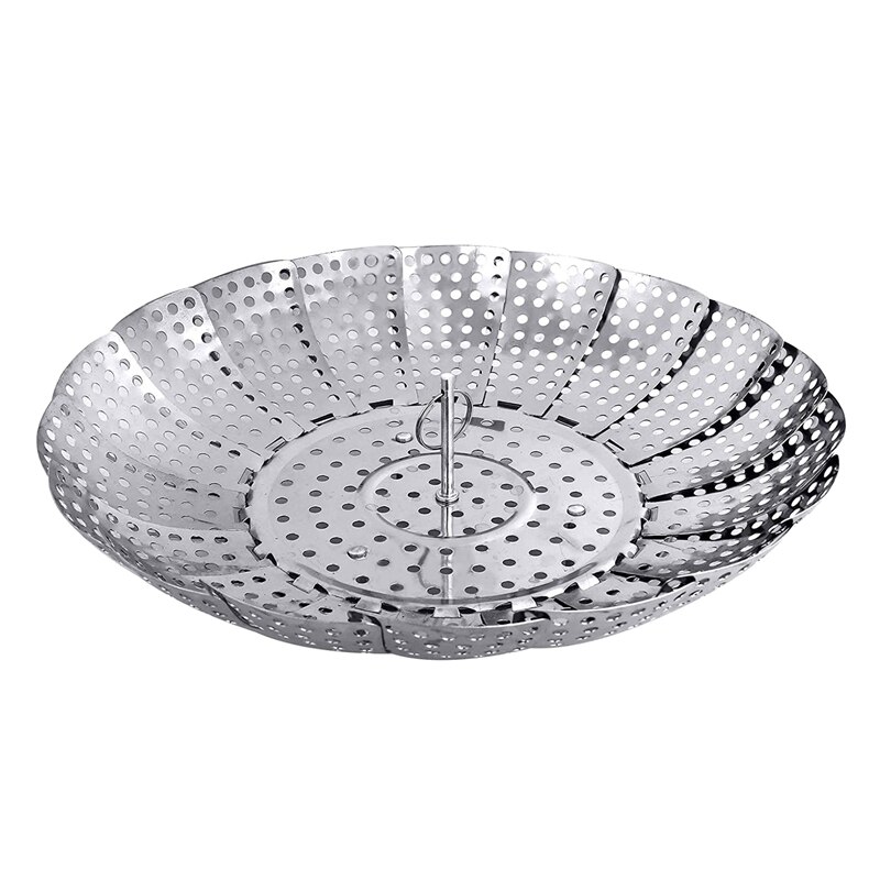 Barazzoni 487051016 Kochtopf für Gemüse mit Korb, Edelstahl, Grau, 23.1