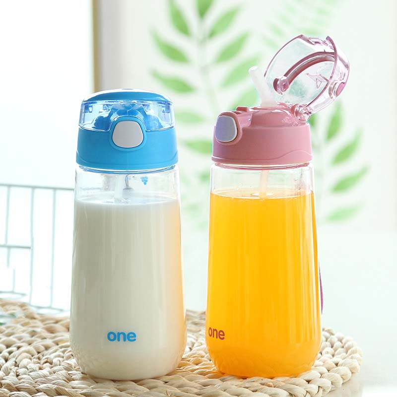 500ml spedbarn baby drikke kopp med et sugerør bærbart tau bpa gratis baby tåteflasker sippy trening spedbarn mat kopper