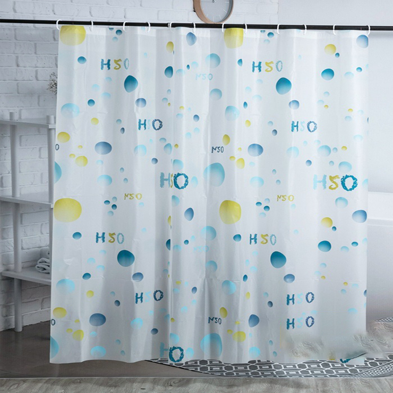 Domowa zasłona wanny Łazienka Wodoodporna i odporna na pleśń Zasłona działowa w łazience Wisząca zasłona Nie ma potrzeby wiercenia otworów: Regularne / Różowy