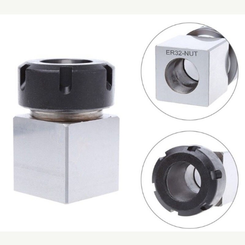 ER40 ressort mandrin porte-pince carré Hex er25 er32 bloc de pince 45x65mm pour cnc machine tour Machine de gravure