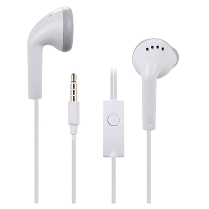 Wit Casual Oortelefoon In Ear Oordopjes Headsets Bedraad Met Microfoon Voor Samsung Galaxy S2 S3 S4 S5 Note 2 3 4 I9300 N900