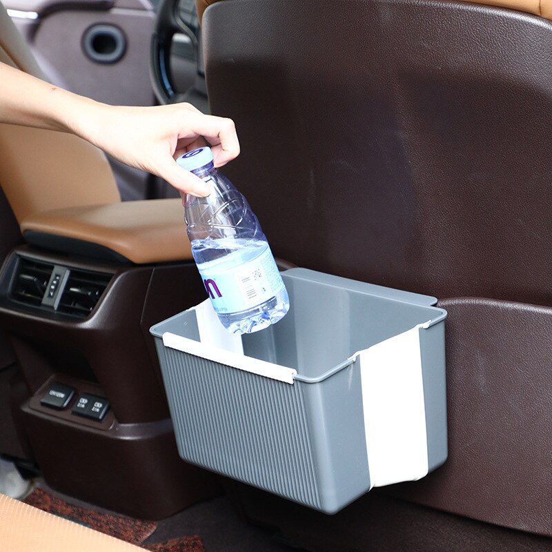 Cubo de basura colgante para cocina, papelera plegable montada en la pared, para baño, inodoro, Coche
