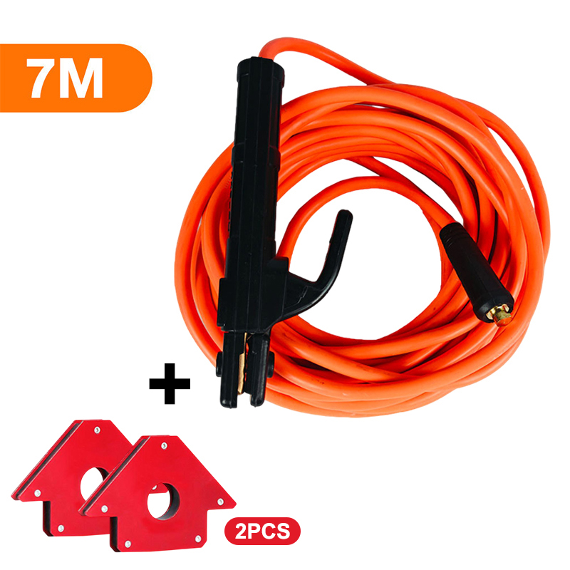 Cabo de Solda de 300cm-10M, Cabo de Solda de 300A, 10 Metros, Ferramentas de Soldagem de Alta Potência, Porta Eletrodo de Latão para Soldagem de Ferro: ROXO