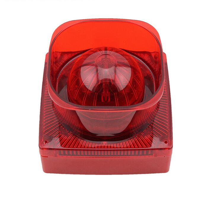 Waterproof conventional fire alarm horn strobe Flash and light SirenDC24V Outdoor Sound Alarm in Square shape