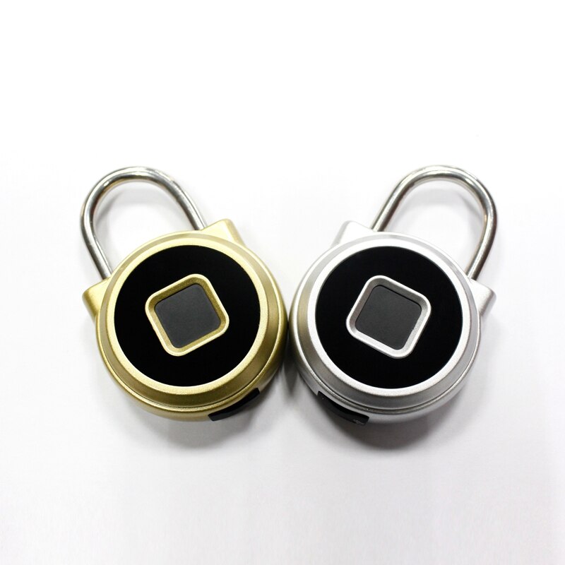 Inteligentna blokada na linie papilarne kłódka bezkluczykowa przenośna USB wymagalna kłódka antykradzieżowa elektroniczna blokada bez hasła dotyk palcem