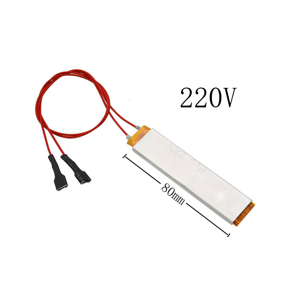 Neue PTC Heizelement 12v/110v/220v Heizung Ei Inkubator Für Konstante Thermostat Thermistor Luft erhitzt Sensor Aluminium Hülse: 220V