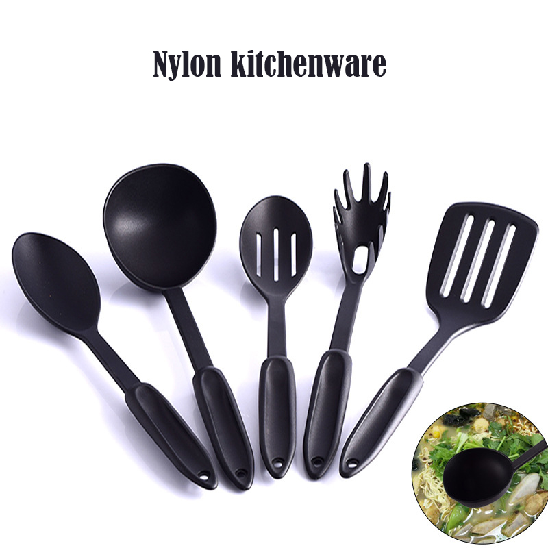 non-stick plastic nylon kitchen utensils high temperature cooking spoon shovel kitchen tools