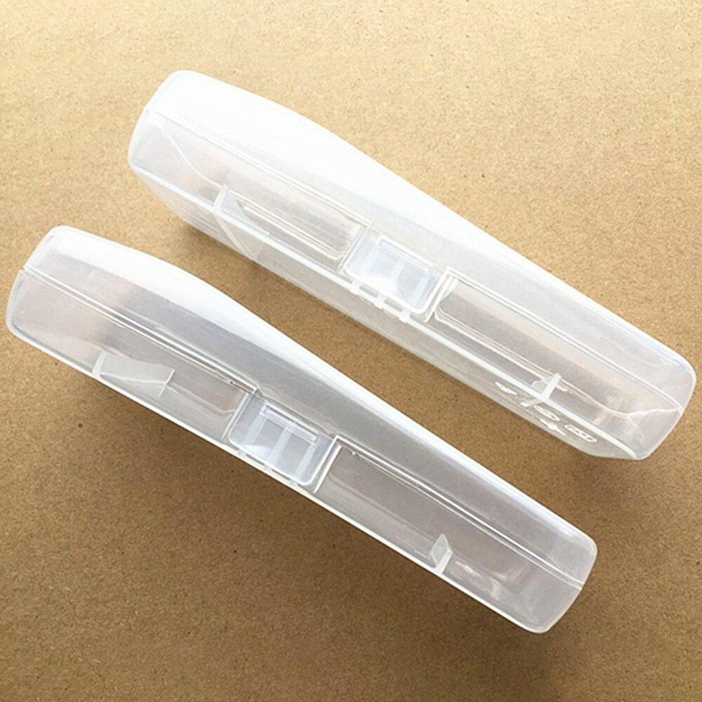1pc bärbara resor herr rakhyvel fodral plast rakblad förvaring låda rakning maskin behållare hållare rakapparat låda