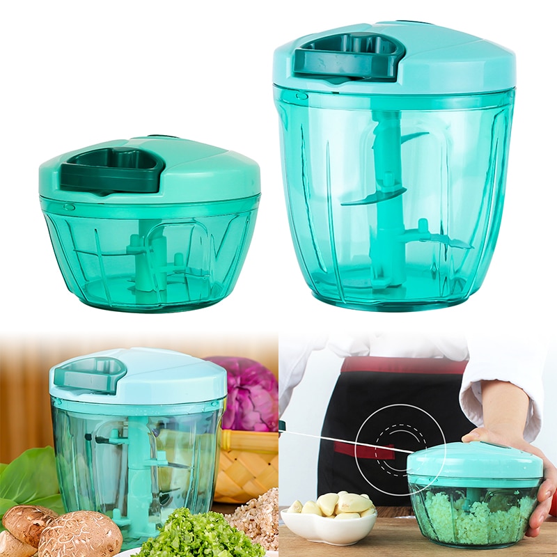 Handleiding Fruit Groente Chopper Hand Pull Voedsel Cutter Ui Noten Grinder Mincer Shredder Multifunctionele Keuken Accessoires
