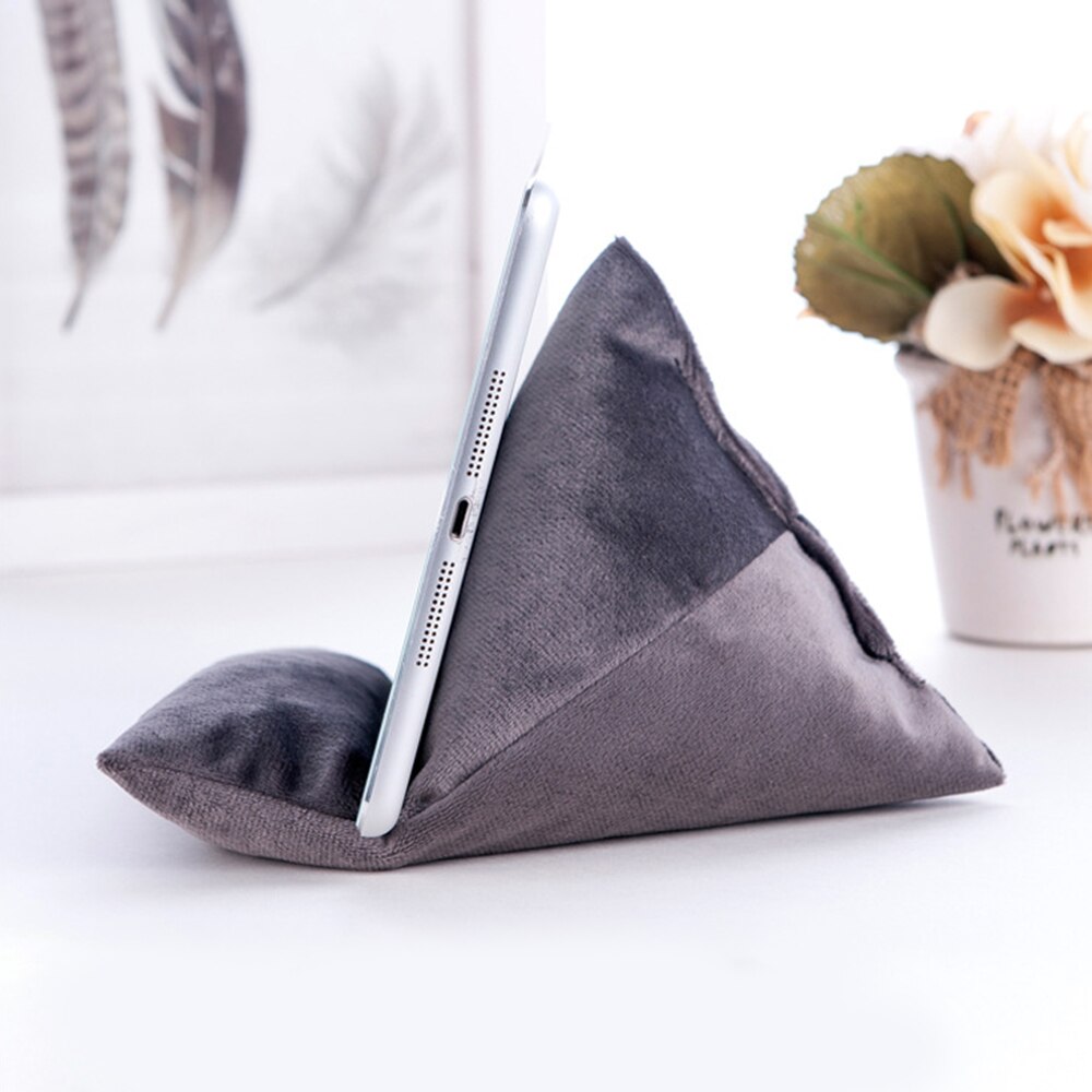 Laptop zacht kussen tablet kussen driehoek rijst dumpling regenboog ipad standaard tablets e-readers smartphones boek tijdschriften houder